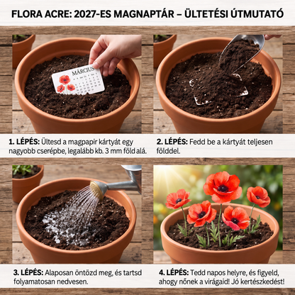 ✨ Korai ünnepi akció – 80% kedvezmény 🌱 Környezetbarát, ültethető „Timeless” vetőmagnaptár – 2027