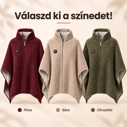 🔥 Viselhető elektromos melegítő takaró – 15 mp alatt felmelegszik, 3 hőfokozat, USB-csatlakozás 🔥 Könnyű, nem csúszkál le, és szabadon hagyja a kezed – otthonra, irodába és utazáshoz 🛋️